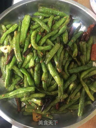 干煸豆角的做法步骤：5