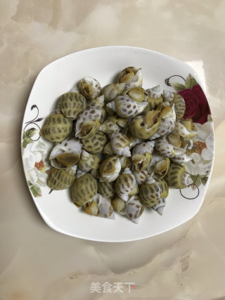 白灼花螺的做法步骤：3