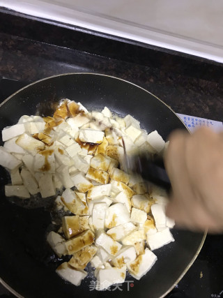 豆腐煮牛肉粒的做法步骤：4