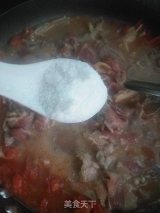 酸汤孜然肥牛的做法步骤：10