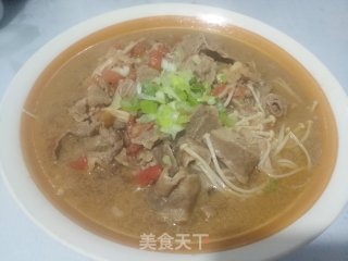 酸汤孜然肥牛的做法步骤：12