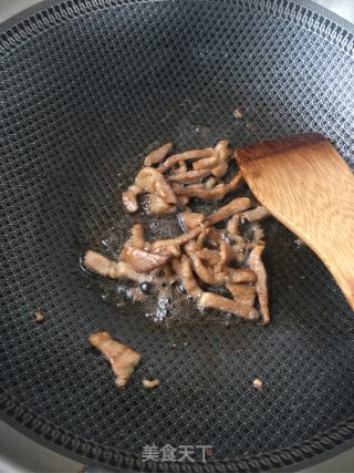干炒肉丝拌花菜的做法步骤：12