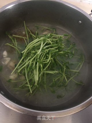 豆苗肉丝汤的做法步骤：6