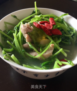 豆苗肉丝汤的做法步骤：8