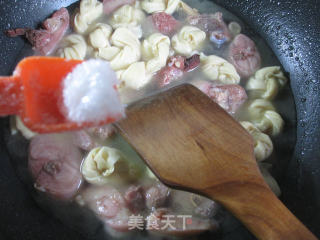千张结煮腊鸡腿的做法步骤：7