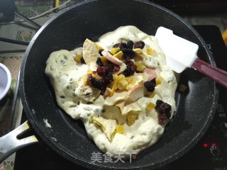 五彩雪花酥的做法步骤：9