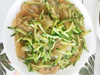 黄瓜拌粉皮的做法步骤：6
