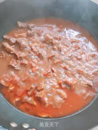 番茄炖牛肉的做法步骤：9
