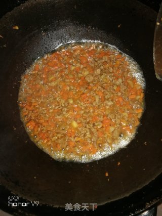 肉末胡萝卜丁焖豆腐的做法步骤：8