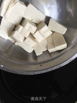 韭菜炒豆腐的做法步骤：5