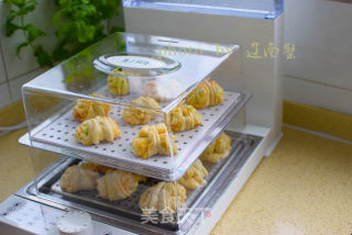 椒盐葱油花卷的做法步骤：10