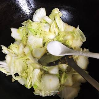 肉末白菜炖豆腐的做法步骤：9