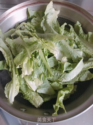 蚝油爆炒莴笋叶的做法步骤：3
