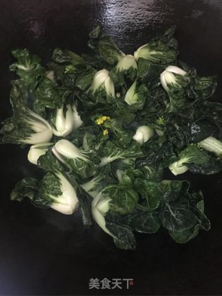 蒜蓉炒奶白菜的做法步骤：5