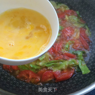 包菜番茄蛋汤的做法步骤：5