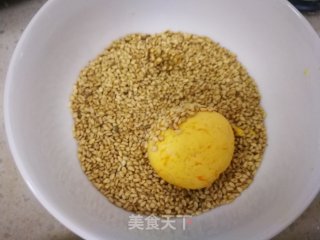 南瓜麻球的做法步骤：7