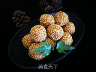 南瓜麻球的做法步骤：12