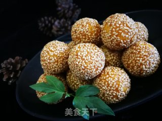 南瓜麻球的做法步骤：14