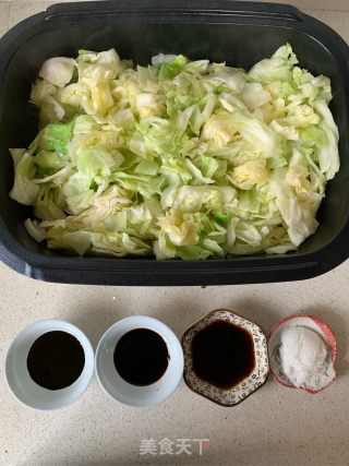 糖醋包菜的做法步骤：3