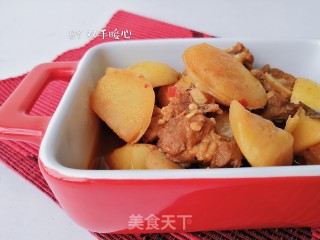 土豆烧小排的做法步骤：9
