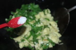 #鸡蛋#青椒炒鸡蛋的做法步骤：7