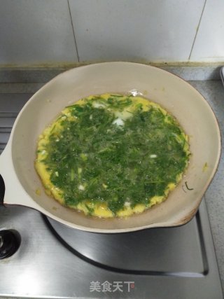 茴香煎蛋的做法步骤：7