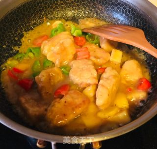 菠萝咕噜鱼的做法步骤：13