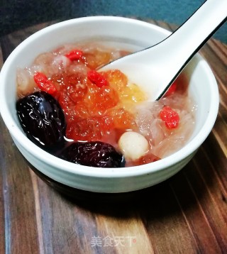 桃胶甜汤的做法步骤：3