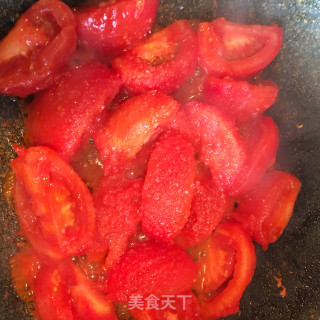 鸡蛋炒西红柿的做法步骤：5