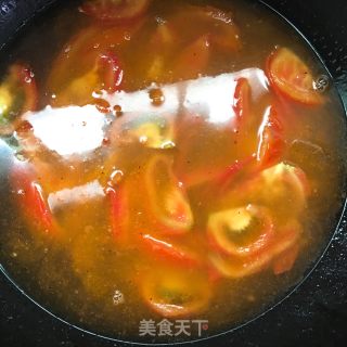 番茄鱼片汤的做法步骤：5