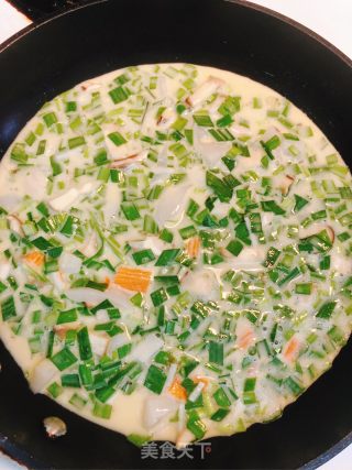 红薯粉煎饼、蛋花汤的做法步骤：3