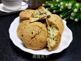 芝麻花生酥饼的做法步骤：15