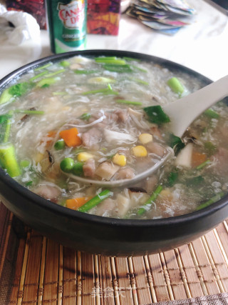 西湖牛肉羹的做法步骤：5