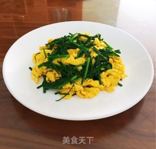 香葱炒鸡蛋的做法步骤：8