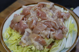 娃娃菜蒸鸡腿的做法步骤：6