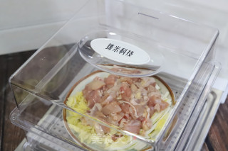 娃娃菜蒸鸡腿的做法步骤：7
