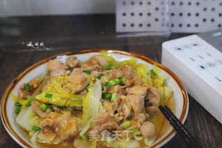 娃娃菜蒸鸡腿的做法步骤：10