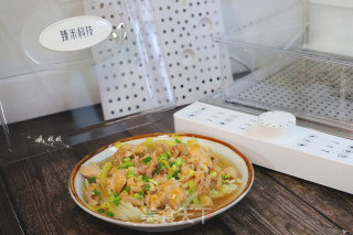 娃娃菜蒸鸡腿的做法步骤：11