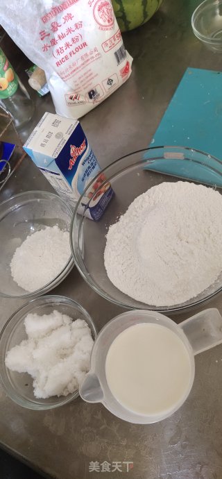 雪媚娘的做法步骤：1