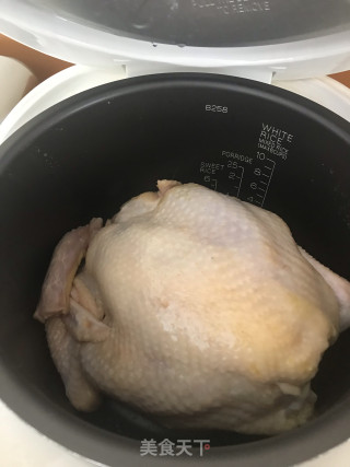 盐焗手撕鸡的做法步骤：2