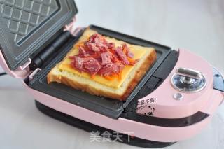 牛肉芝士三明夹的做法步骤：4