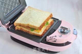牛肉芝士三明夹的做法步骤：6