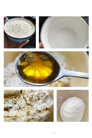 香酥葱油饼的做法步骤：1