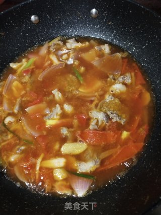 番茄土豆牛腩的做法步骤：7