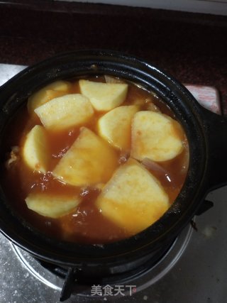 番茄土豆牛腩的做法步骤：9