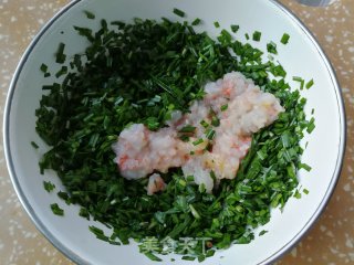 韭菜虾仁鸡蛋水饺的做法步骤：5