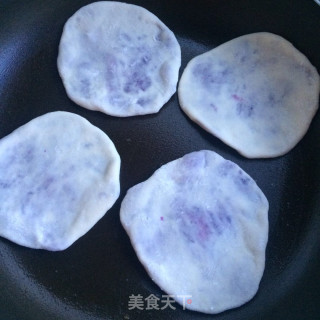 低脂紫薯饼的做法步骤：7