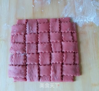 创意格子面包的做法步骤：9