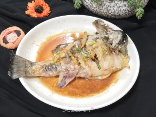 家常清蒸鲈鱼的做法步骤：3