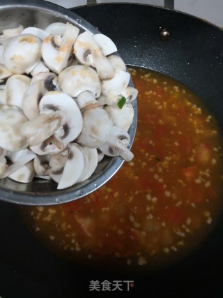 肉末蘑菇西红柿汤的做法步骤：4